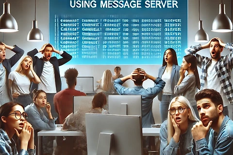SAPPO : cannot connect to server using message server. ms://xxxx:8100/P4 에러