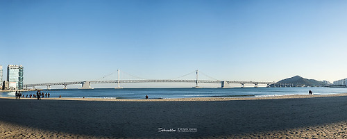 광안리해수욕장 파노라마..