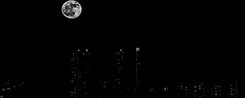 도시의 달..