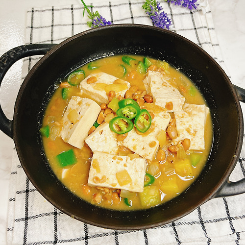 맛있는 청국장, 생청국장 찌개, 두부 청국장 끓이기