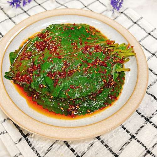 밑반찬 레시피, 깻잎양념장, 간단반찬 = 깻잎양념절임 만들기