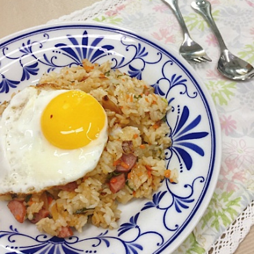 아이도 먹을수 있는 맛있는 김치볶음밥 ~