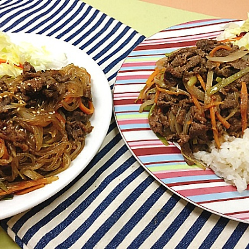 윤식당  불고기 with 라이스와 누들 한번에 만들어요 ~