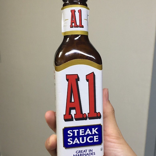 A1스테이크소스로 찹스테이크 __ 흐흐흐 맛있다