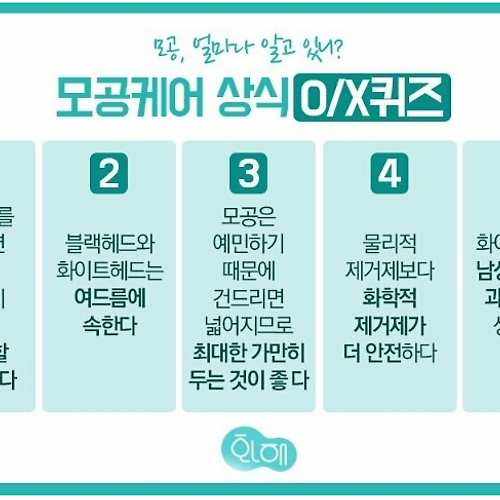 블랙헤드 제거하는 방법5단계