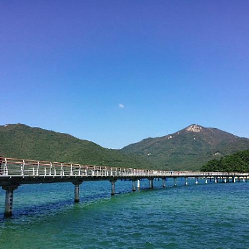 (거제도여행 )  해안선을 따라  거제도 여행 ~  명사 해상데크, 바람의 언덕, 학동몽돌해변 & 매미성