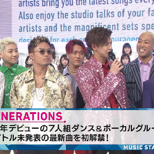 Music Station Generations Talk F L Y Boys F L Y Girls