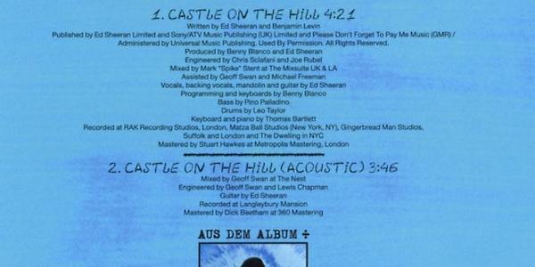 [해외 노래/추천]Ed Sheeran - Castle on the Hill (듣기)
