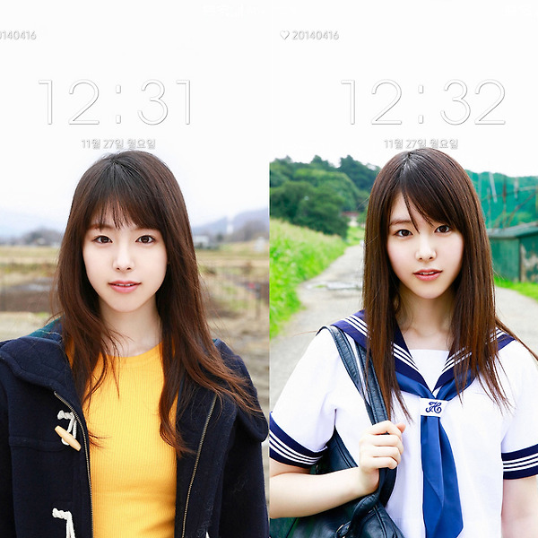 카라타 에리카 화보 폰 배경화면 & 잠금화면