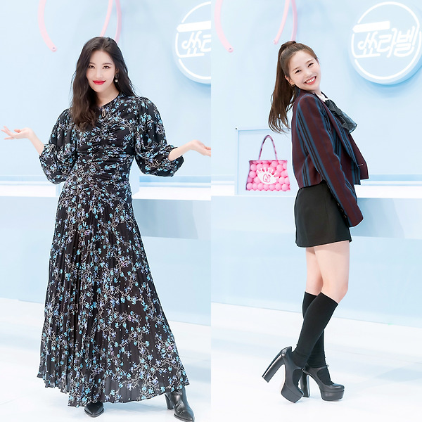 선미(SUNMI) & 오마이걸(OH MY GIRL) 효정(Hyojung) 올리브TV '스튜디오 겟잇뷰티' 포토타임 고화질 사진 10장