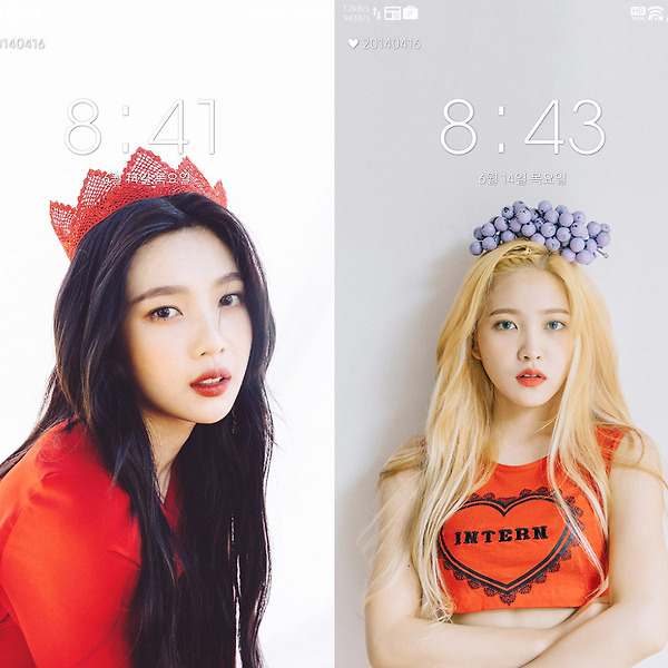 레드벨벳 앨범 B컷 조이 예리 폰 배경화면 & 잠금화면 22장