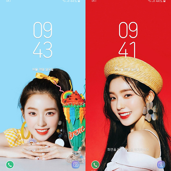 레드벨벳 아이린 갤럭시 노트8, 노트9, S8, S9 배경화면 & 잠금화면 11장