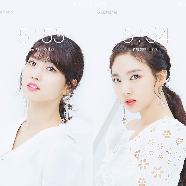 트와이스 나연 지효 모모 다현 일본 프로필 폰 배경화면 & 잠금화면 16장