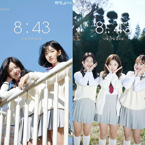 프로미스나인 유리구두 티저 폰 배경화면 & 잠금화면