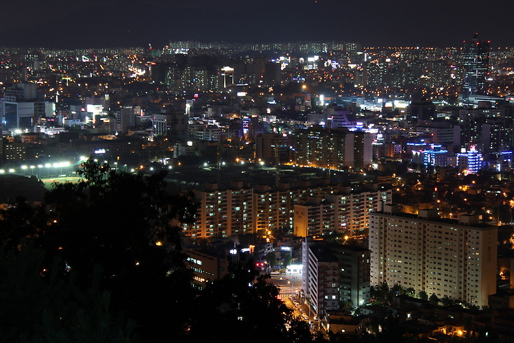 보문산 야경