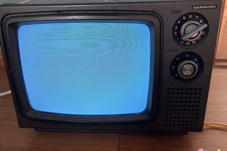 삼성 흑백 TV BT-235KR, 아직 브라운관이 살아있다