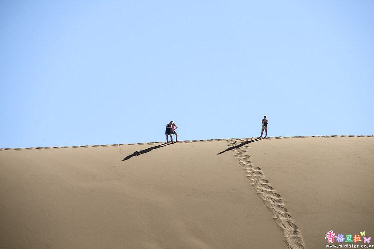 [나미비아] 사막언덕위의 사람들