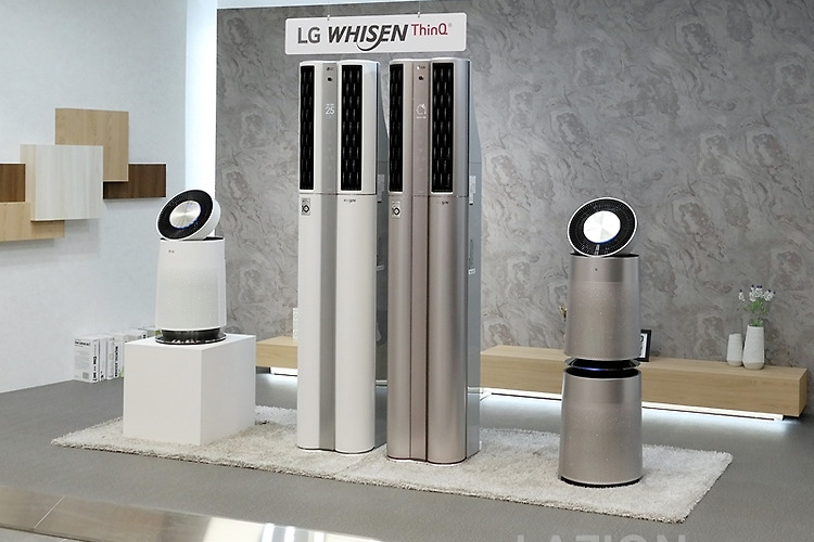 LG 휘센 에어컨 신제품 발표회 현장 : 인공지능 스스로 에어컨을 만나다