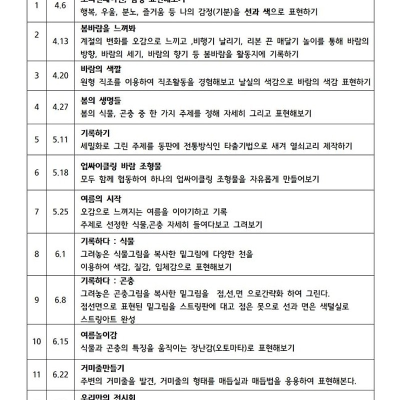 꿈다락토요문화학교 초등 고학년 '감성 손놀이' 참가자 모집 안내