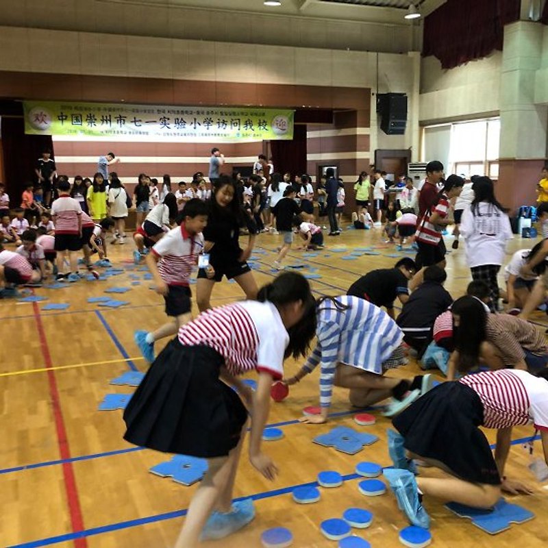 한.중 청소년 문화교류- 중국 스촨성 숭주시 칠일시험소학교와 치악초등학교