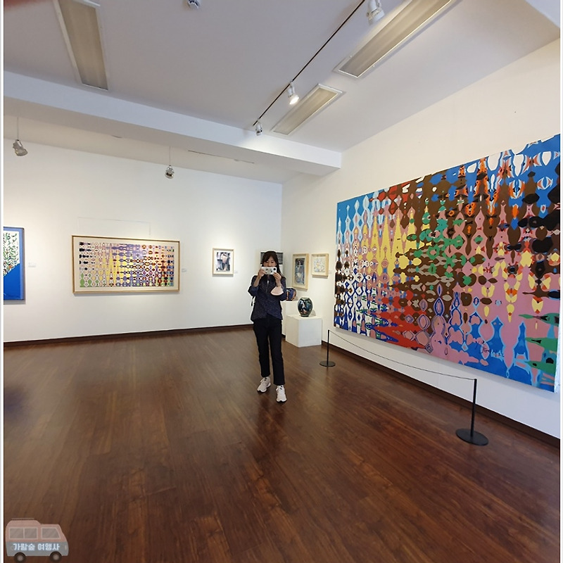 [통영여행] 전혁림 미술관 2층 탐방