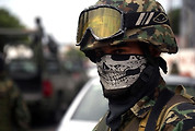 멕시코의 마피아 및 마약과 전쟁으로 6년간 갱단에 의한 사망자 5만명