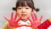 한별이 6살 티몬 유아(키즈)모델 당시 사진 - 머천트 미술상자
