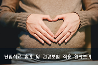 난임치료휴가 일수 및 난임치료 건강보험 적용 알아보기