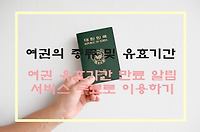 여권의 죵류 및 유효기간, 여권 유효기간 만료 사전알림 서비스 이용하는 법