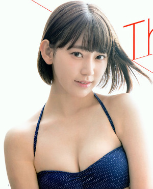 HKT48 Sakura Miyawaki Maji de Otona na Yakei to Bikini on Bomb Magazine