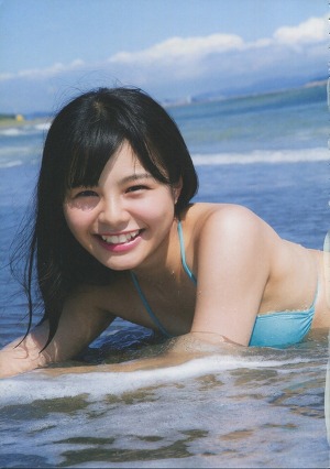 NGT48 Hinata Honma Mermaid Memories on Summer Candy Magazine