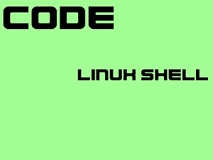 LINUX SHELL 코드 이미지