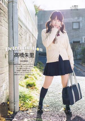 AKB48 Juri Takahashi Determination on Gravure The Television Magazine