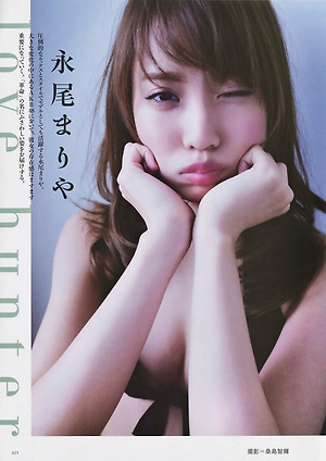 AKB48 Mariya Nagao Love Hunter on Brody Magazine