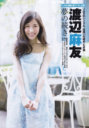 AKB48 Mayu Watanabe Yume no Tsuzuki on Flash SP Gravure Best Magazine
