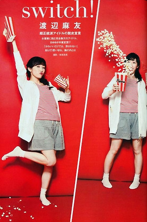AKB48 Mayu Watanabe Switch! on The Television Colors Magazine