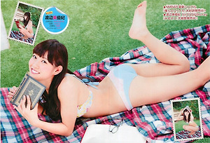 NMB48 Miyuki Watanabe Milky World on Young Champion Magazine