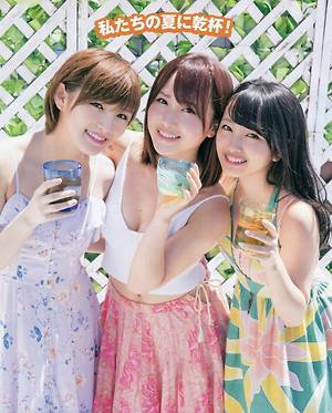 AKB48 Juri Takahasi, Nana Okada and Mion Mukaichi #Sukinanda on Bomb Magazine
