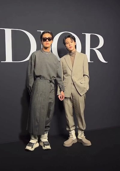 디올 쇼 지민&제이홉
