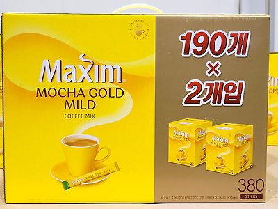 맥심 모카골드 마일드 380T 코스트코 대용량 커피믹스