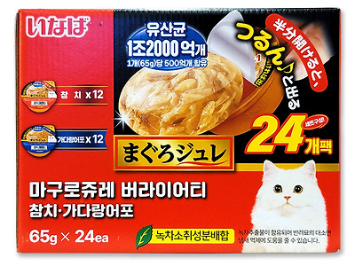 이나바 마구로쥬레 고양이 유산균 습식사료 구매정보