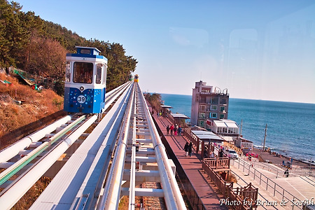 [2022 연말 해운대여행 #2]해변열차 & 스카이캡슐 탑승기 (1) - 청사포