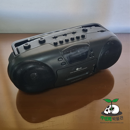 [死002HE] LG전자 AM/FM 라디오 수신기 스테레오 카세트 플레이어 레코더 TS-277
