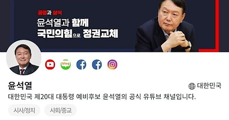 국민의힘 홍준표 윤석열 유승민 유튜브 시청자 성별 나이 그래프