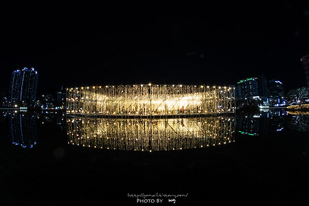 부산시민공원 거울연못 루미나리에