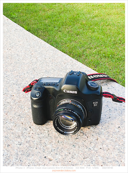 Canon 5D + Zuiko OM 50mm f/1.4 조합 촬영