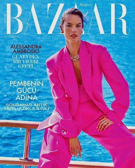 알레산드라 암브로지우 (Alessandra Ambrosio) Harper’s Bazaar Magazine Türkiye