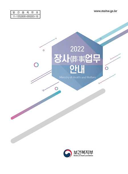 2022 장사업무 안내, 보건복지부