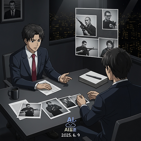 살인청부업자/〃심형래/유리문습격버스/좌식 연회장/버스하차/동전발사