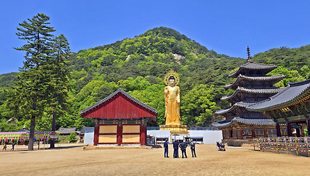 속리산 세조길은 공사중..